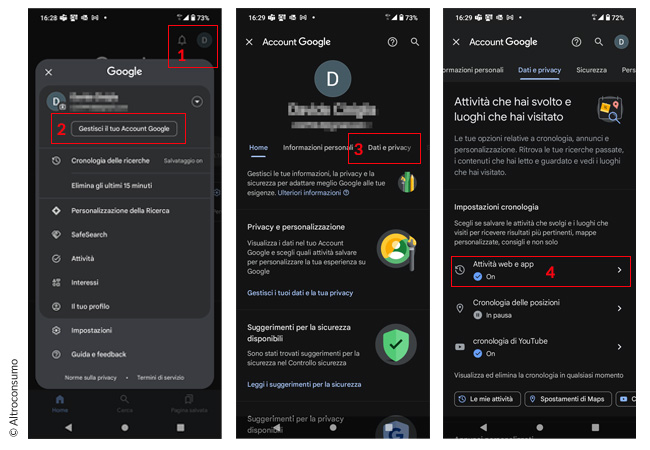 Disattivare Google Lens